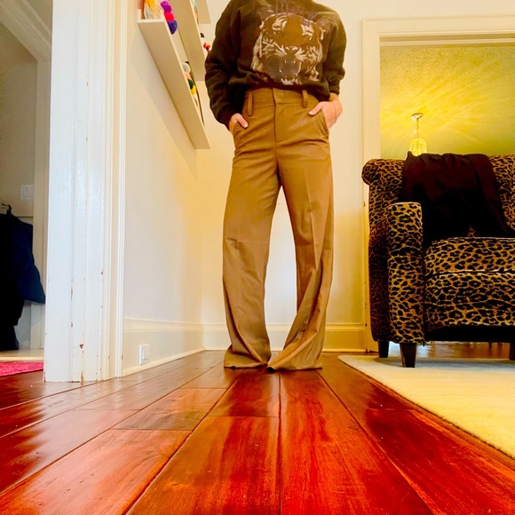 Alice + Olivia Pants - Alice + Olivia ultra high waisted wide leg trouser